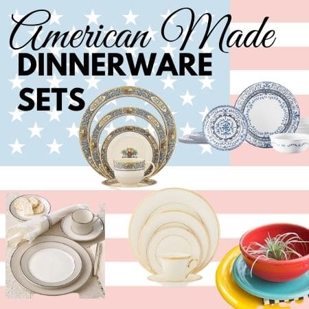 usa made dinnerware sets