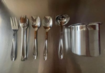sll clad stainless steel utensil set review