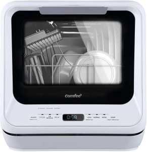 tiny countertop dishwasher - Comfee Countertop Dishwasher - with 6 wash programs