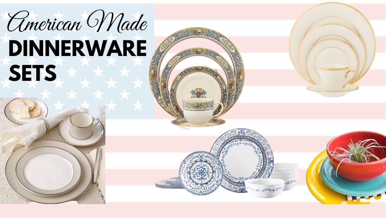 usa made dinnerware sets