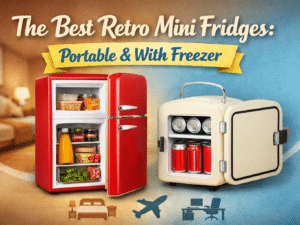 best retro mini fridges with freezer / portable reviews